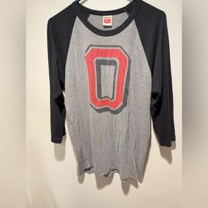 Homage Block O 3/4 Sleeve Shirt Size L